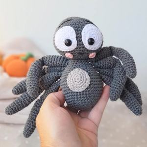 All'ingrosso uncinetto di Halloween ragno Amigrumi fatto a mano ragno Crochet giocattolo per regali per bambini morbido ragno coccolone in cotone - Product Image 2
