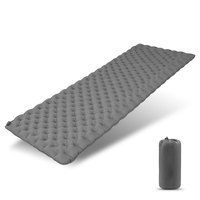 Matelas de camping gonflable automatique en tissu élastique enduit de TPU, léger et confortable