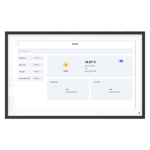 Pantalla Táctil de Pared INSOVISION de 15.6 Pulgadas 1920x1080 con Reproducción de Video, Reloj, MP3 y Wi-Fi, Desarrollada por la Propia Empresa - Product Image 1