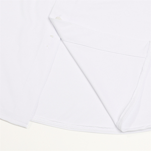 Camicia da <span class=keywords><strong>uomo</strong></span> aderente personalizzata con bordo rotondo con polsino dritto e Design <span class=keywords><strong>bianco</strong></span> puro - Product Image 5