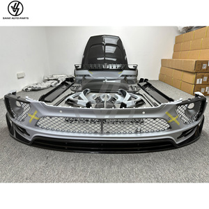 Kits de carrosserie de conversion automobile MSY Style en fibre de carbone sélective pour Bentley Bentayga 2020 et modèles ultérieurs : Jupes latérales, Pare-chocs, Capot, Spoiler, Calandre - Product Image 3
