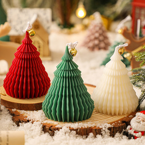 Christmas candles, handmade scented <b>gifts</b>, party decorations, Christmas tree scented candle <b>gift</b> <b>boxes</b>, DIY holiday souvenirs - Product Image 2