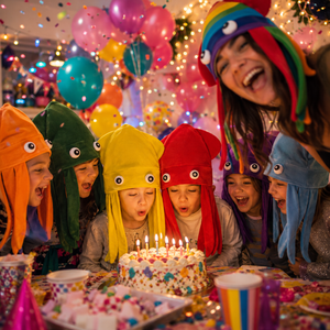 Chapeau Pieuvre Coloré, Coiffe Animale Mignonne, Casquette de Costume Nouveauté, Accessoire de Spectacle pour Enfants et Adultes, Idéal pour les Événements Déguisés - Product Image 5