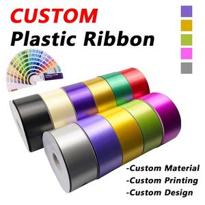 Waterproof 5Cm 2Inch Decorative Wrapping Personalized Flowers PP Poly Curling Custom Plastic Printing <b>Gift</b> <b>Ribbon</b> Roll - Product Image 5
