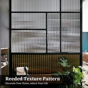 Nouveau film adhésif 3D en verre cannelé pour fenêtres et portes - Product Image 3