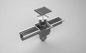 식품 등급 산업용 상업용 주방 싱크대-스테인리스 스틸 사각 트렌치 배수구 (식품 가공 공장, 욕실, 실외용) - Product Image 2