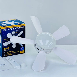 LED <b>Ceiling</b> <b>Fan</b> Light 5 Blades 3 Speed <b>Remote</b> <b>Control</b> 2000 Lumens <b>Ceiling</b> Mount - Product Image 1