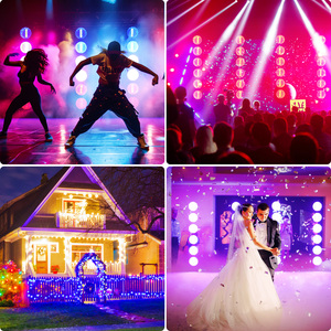 <span class=keywords><strong>Mini</strong></span> 6 <span class=keywords><strong>LED</strong></span> COB RGB 3 trong 1 tuyến tính cổ điển Par ánh sáng DMX512 nền sân khấu Retro ánh sáng cho DJ buổi hòa nhạc bên Wedding hộp đêm - Product Image 6