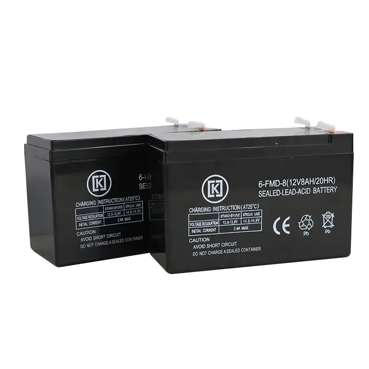 Bán buôn UPS pin 12V 7Ah 12V 8AH 12V 12Ah kín Pin axít chì Ba lô phun cho nông nghiệp