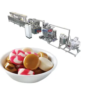 Preço de fábrica pequeno doce duro que faz a máquina automática de produção de hard candy linha de produção de doces máquina com CE