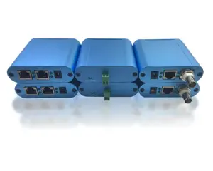 Factory price Ethernet extender/ PoE extender 500m transmission distance RJ45/ TP/ BNC port 100Mbps Ethernet extender repeater