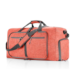 Modern Sports Duffle <b>Bag</b> <b>Large</b> Capacity Gym Travel <b>Holdall</b> with Adjustable Strap Polyester Unisex Casual Style Zipper Closure - Product Image 1