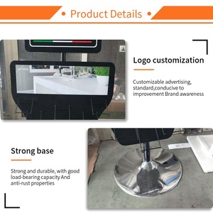 Siêu mỏng bên ngoài bức tường đá giá thạch anh slab tầng thường vụ kim loại kệ - Product Image 3