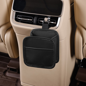 Organizador de Cuero Transpirable y Duradero para Rejilla de Ventilación de Coche, Bolsa de Almacenamiento con Agarre Seguro para Teléfono, Compatible con BMW, Toyota, Honda, Audi, <span class=keywords><strong>VW</strong></span> - Product Image 5
