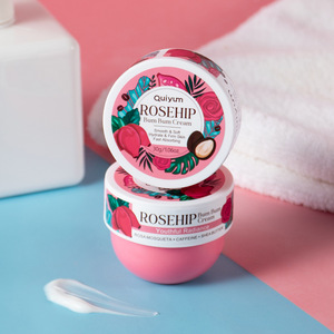 Crème pour les fesses QUIYUM à la rose musquée, soulage les inquiétudes liées aux fesses, éclat de jeunesse, crème de massage à la caféine et au beurre de karité - Product Image 6