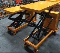 Table élévatrice hydraulique à entretien facile et sécurisé, avec une large variété de capacités de charge, hauteur de plateforme maximale de 3 m, dimensions de la table 1200x610x50 mm