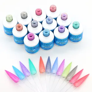 BIN OEM nail art échantillons gratuits en gros vernis à ongles gel uv 15ml ou 1kg emballage en vrac vernis à ongles gel UV ondulation