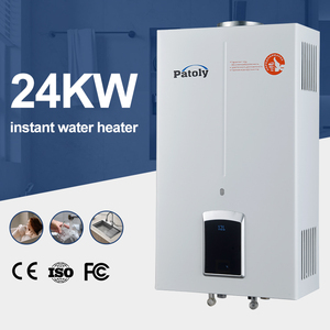New Style LED Display 10-20L Copper Heat Exchanger Tankless Water Heater High Quality Competitive Price Hotel House <strong>Kitchen</strong> - Product Image 4