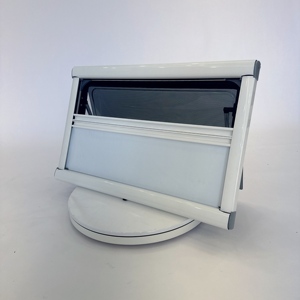 Fenêtre en alliage d'aluminium à poussée d'angle droit pour caravanes camping-cars camping-cars remorque en forme de larme voiture camping certifié e-mark - Product Image 5