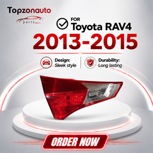ไฟท้าย Topzonauto สำหรับปี 2013-2015 ชุดประกอบไฟท้ายใหม่ เลนส์สีแดง OE 81580-0R010/81590-0R010 (ด้านใน) 81550-0R050 (ด้านนอก) - Product Image 1