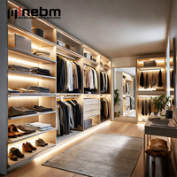Siap untuk merakit desain Modern disesuaikan lemari pakaian kamar tidur mebel sudut lemari pakaian kamar tidur Clothset lemari pakaian