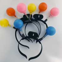 Serre-tête étoile LED lumineux en plastique pour Mardi Gras, clignotant, taille unique