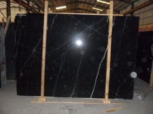 Wholesale Prices Natural Stone <strong>Black</strong> <strong>Marquina</strong> Marble Slabs Wall Panel - Product Image 6