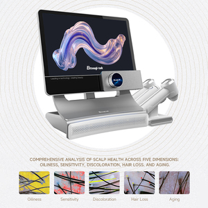 Analyseur de cuir chevelu professionnel à IA, caméra HD 200X, imagerie à 3 spectres, rapport d'analyse intelligent automatique - Product Image 5