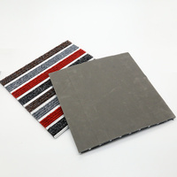 Alfombra de Aluminio Moderna Hecha a Mano, Antideslizante, Lavable, de 2 cm de Grosor, Impermeable, con Patrón Geométrico y Respaldo de Goma Antideslizante para Mascotas