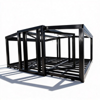Maison conteneur détachable et extensible de 10, 20 ou 40 pieds avec 3 chambres, design moderne pour usage résidentiel