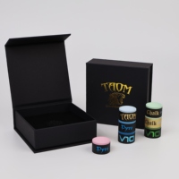 QK-S02 High-Grip Taom Kreide 1 Stück in Geschenkbox Professionelle Billard-Snooker-Pool-Kreide Premium Spin-Kontrolle