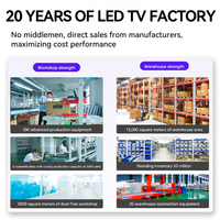Téléviseur intelligent Weier 43 pouces LED FHD ATV T2S2 CI Système Android Téléviseur d'usine SKD CKD OC PANEL