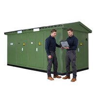 Transformateur de poste de distribution immergé dans l'huile, triphasé, intelligent, écologique, de style européen