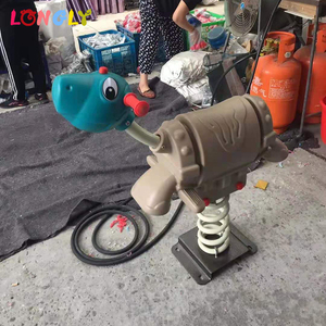 Nouveau design, cheval à <span class=keywords><strong>bascule</strong></span> d'extérieur pour enfants en plastique et métal avec ressorts - Product Image 2