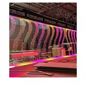 Usine bas prix plein inoxydable eau numérique rideau fontaine eau pluie rideau système - Product Image 1