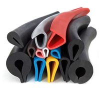 Bande de garniture en mousse PVC/EPDM silicone en forme de U pour automobile, étanche, insonorisante, moulée, taille découpée, pour portière de voiture, service OEM/ODM