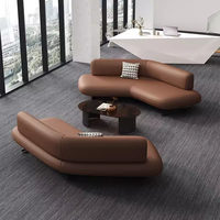 Ensemble de mobilier de bureau de haute qualité, populaire et au design moderne : ensemble de canapés, sièges pour zone de réception, canapés de bureau.