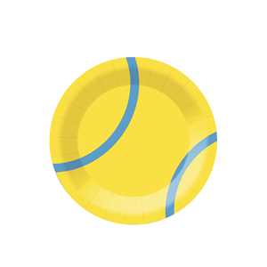 Vasos y Platos Desechables de Papel con Temática de Tenis, en Oferta, para Fiestas de Baby Shower y Cumpleaños Infantiles - Product Image 4