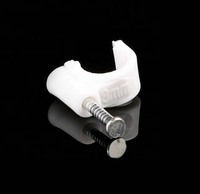 Clip de câble avec mur de clou Clip de tuyau Plastique Nylon Câble Fixation Organisateur Titulaire Fil