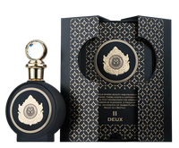 Boîte de parfum vide de luxe empaquetant le papier épais de 2mm avec la bouteille de parfum en verre de gaufrage compatible