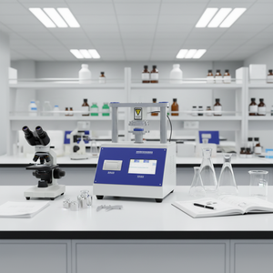 בודק לחיצת קצה נייר וקרטון עם מסך מגע, בודק חוזק ריסוק טבעות, בודק ריסוק נייר, בודק ריסוק קצה טבעות - Product Image 3