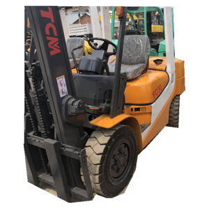 Well-Maintained <b>Used</b> Komatsu TCM FD30 4WD Lifting Forklift 10 Tons Internal Combustion Two Stage Mast Offroad Sale Negotiable - Product Image 1