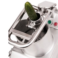 Commerciële snijmachine voor groenten, geschikt voor aardappelen, aubergine en andere groenten.