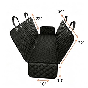 Housse de siège auto imperméable pour chien, protection en cuir pour siège arrière de voiture, pour animaux de compagnie - Product Image 4