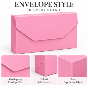 Caja de cartón plegable con solapa superpuesta y paneles laterales plegados para presentar tarjetas de felicitación y sets de regalo - Product Image 4