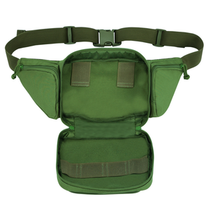 DFW0114 Sac banane camouflage vert kaki noir Molle avec ceintures réglables - Product Image 6
