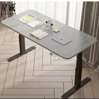 Support électrique automatique à double moteur de haute qualité ou bureau assis Table d'ordinateur de bureau au design moderne avec des caractéristiques durables