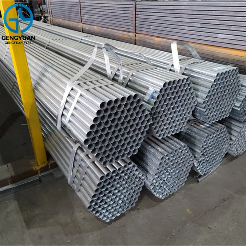 High Quality Q235 Q345 4inch Hot-Dipped Galvanized Round Steel Pipe Gi Pipe Pre Galvanized Steel Tube