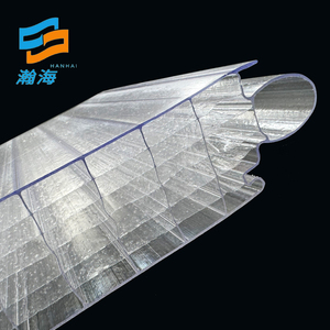 Feuille de <span class=keywords><strong>polycarbonate</strong></span> creuse de conception de prise de carte de PC de sept murs épaisseur de 20mm-50mm <span class=keywords><strong>cloison</strong></span> applicable extérieure de style industriel - Product Image 3