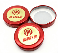 Tapas Metálicas de Hojalata de Grado Alimenticio de 53 mm, Libres de BPA, Suministro Directo de Fábrica, Tamaño, Color y Diseño Personalizables, a Prueba de Fugas